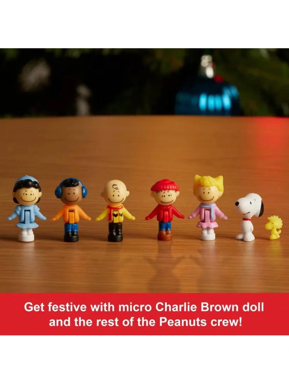 Polly Pocket x Peanuts Collector Compact Toy for Christmas with 6 Dolls *NEW*